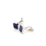 Incredible Color Classic Design Lapis Lazuli Cufflinks in Sterling Silver | Peter's Vaults