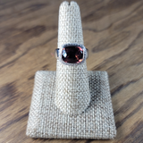 Scintillating Dark Pink Tourmaline Diamond Ring 18K Peters Vaults - 14