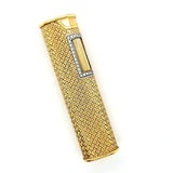 Scintillating Dunhill 18 Karat Gold and Diamond Lighter - Pre Owned - VERY Rare  | Peters Vaults