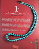 Ultra Rare Vintage Graduated Turquoise Strand Silver  Peter's Vaults 2