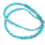 Ultra Rare Vintage Graduated Turquoise Strand Silver  Peter's Vaults 7