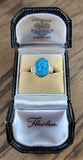 Ultra Rare Vintage Turquoise Cameo Ring in 14K Gold  Peter's Vaults 2