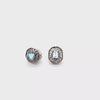 Shimmering Diamond & Aquamarine Earrings in 14K Peter's Vault 12